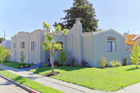 Exterior view of residential house