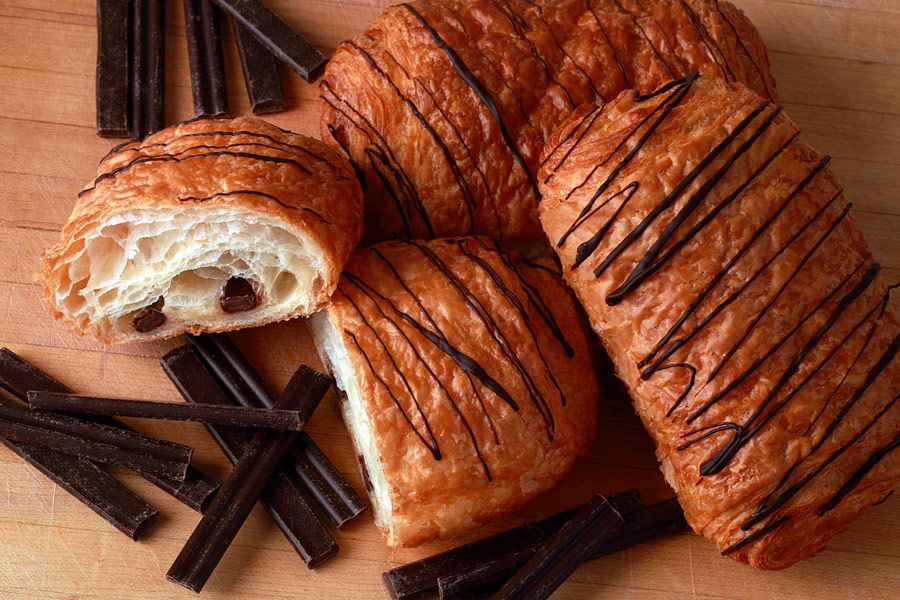 Photo of chocolate croissants